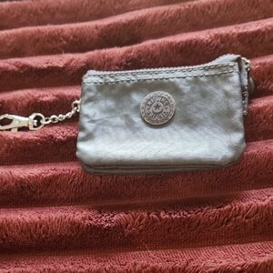 Kipling Silver Keychain Pouch